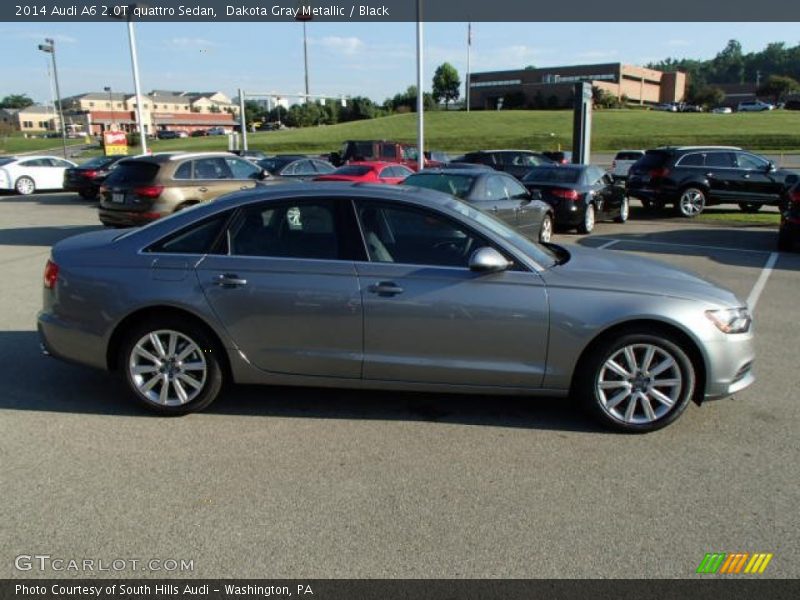 Dakota Gray Metallic / Black 2014 Audi A6 2.0T quattro Sedan