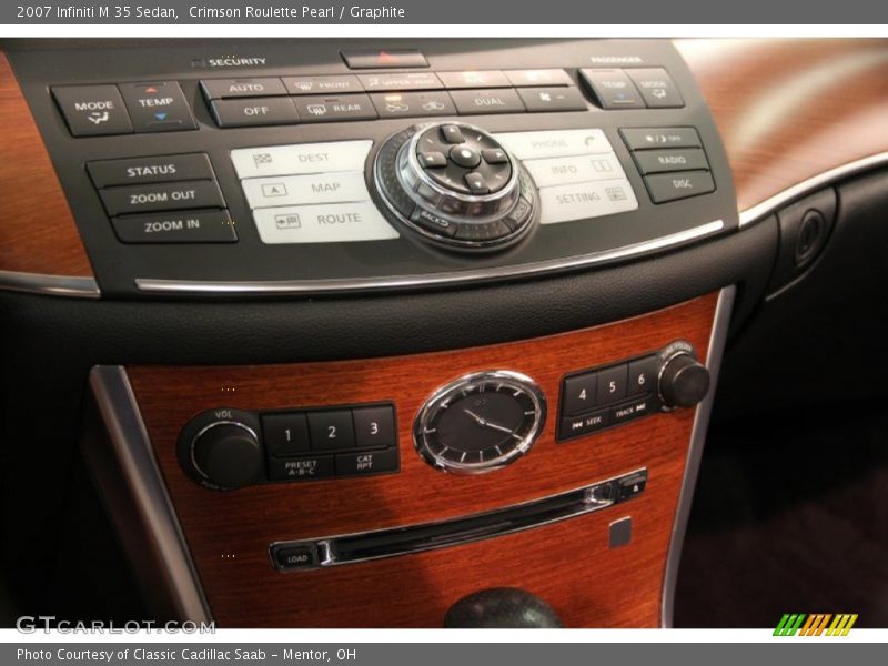 Crimson Roulette Pearl / Graphite 2007 Infiniti M 35 Sedan