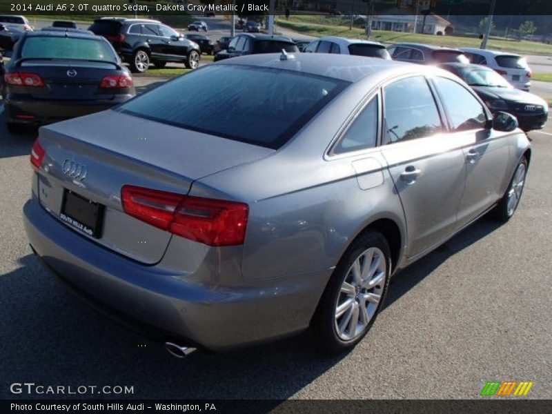 Dakota Gray Metallic / Black 2014 Audi A6 2.0T quattro Sedan
