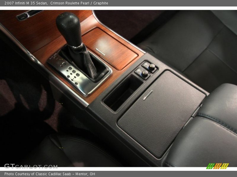 Crimson Roulette Pearl / Graphite 2007 Infiniti M 35 Sedan