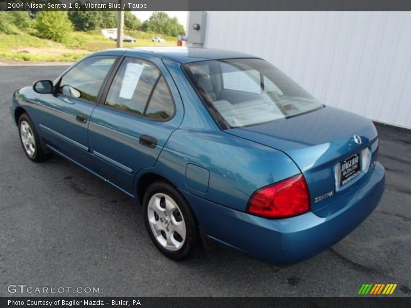 Vibrant Blue / Taupe 2004 Nissan Sentra 1.8