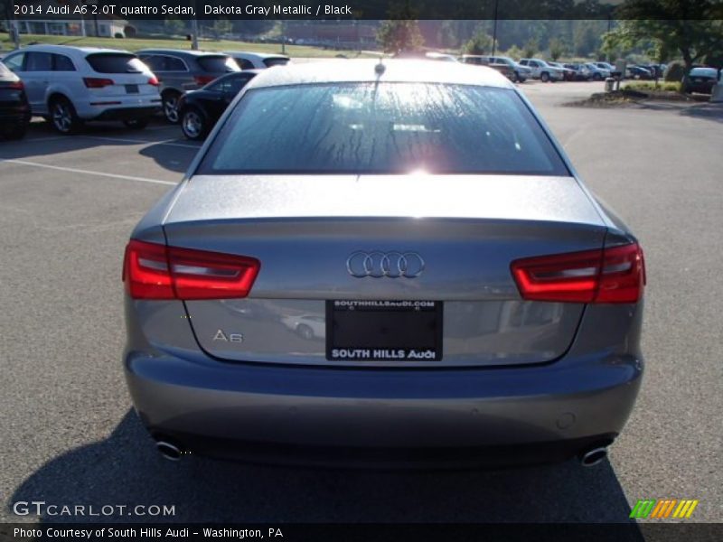 Dakota Gray Metallic / Black 2014 Audi A6 2.0T quattro Sedan