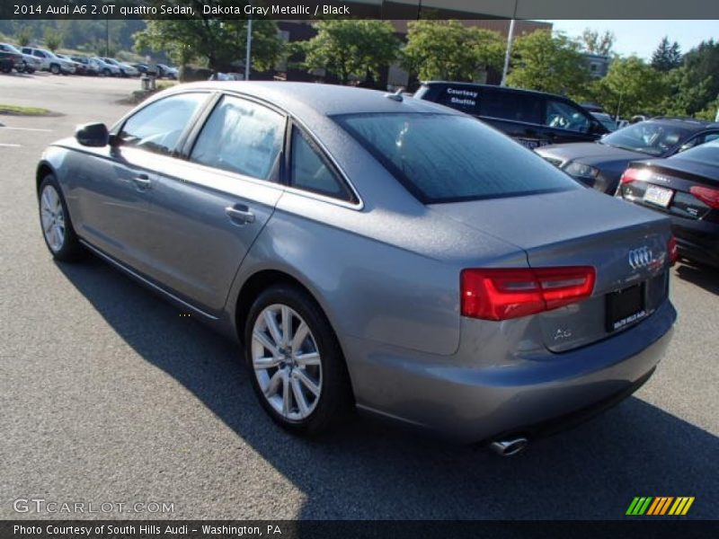 Dakota Gray Metallic / Black 2014 Audi A6 2.0T quattro Sedan