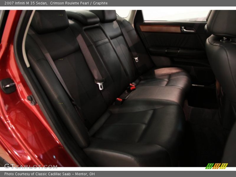Crimson Roulette Pearl / Graphite 2007 Infiniti M 35 Sedan