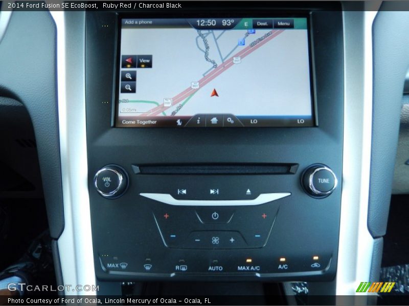 Navigation of 2014 Fusion SE EcoBoost
