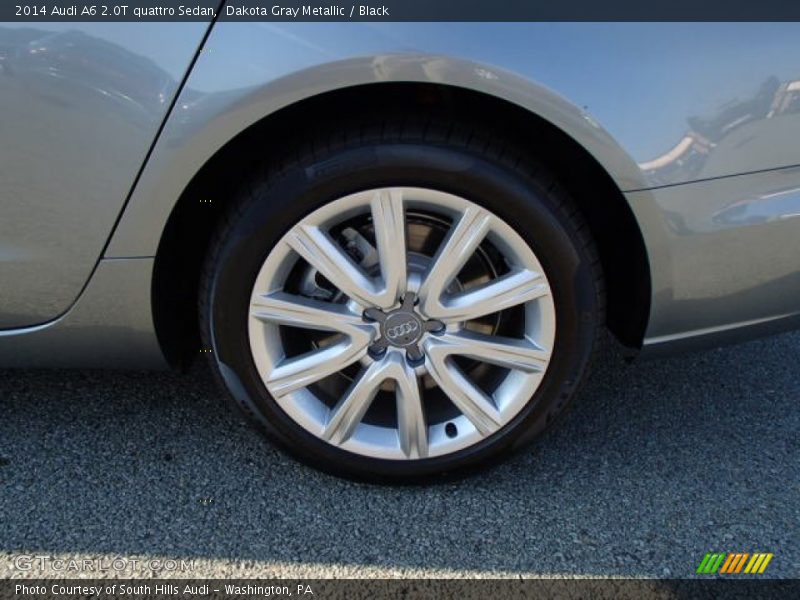 Dakota Gray Metallic / Black 2014 Audi A6 2.0T quattro Sedan