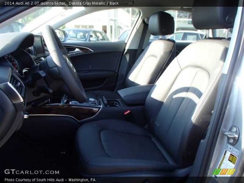 Dakota Gray Metallic / Black 2014 Audi A6 2.0T quattro Sedan