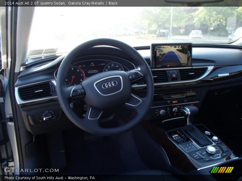 Dakota Gray Metallic / Black 2014 Audi A6 2.0T quattro Sedan