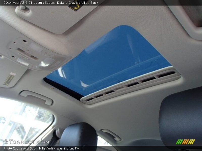 Dakota Gray Metallic / Black 2014 Audi A6 2.0T quattro Sedan