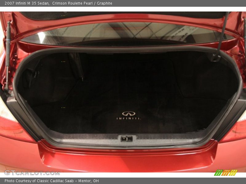 Crimson Roulette Pearl / Graphite 2007 Infiniti M 35 Sedan