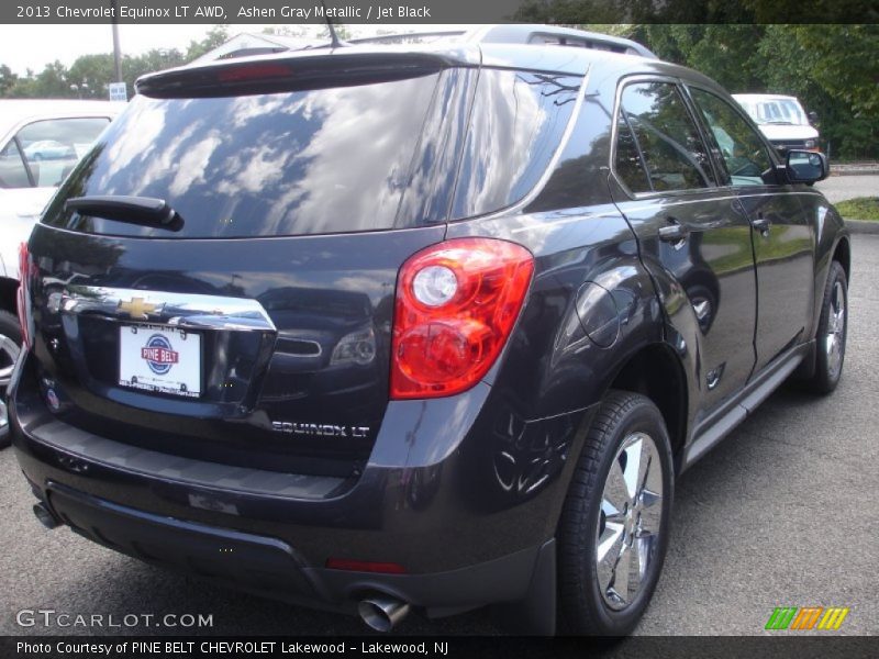 Ashen Gray Metallic / Jet Black 2013 Chevrolet Equinox LT AWD