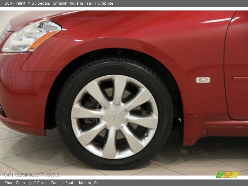 Crimson Roulette Pearl / Graphite 2007 Infiniti M 35 Sedan