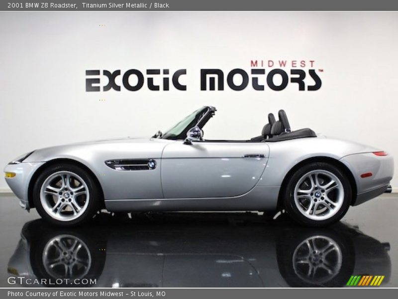 Titanium Silver Metallic / Black 2001 BMW Z8 Roadster