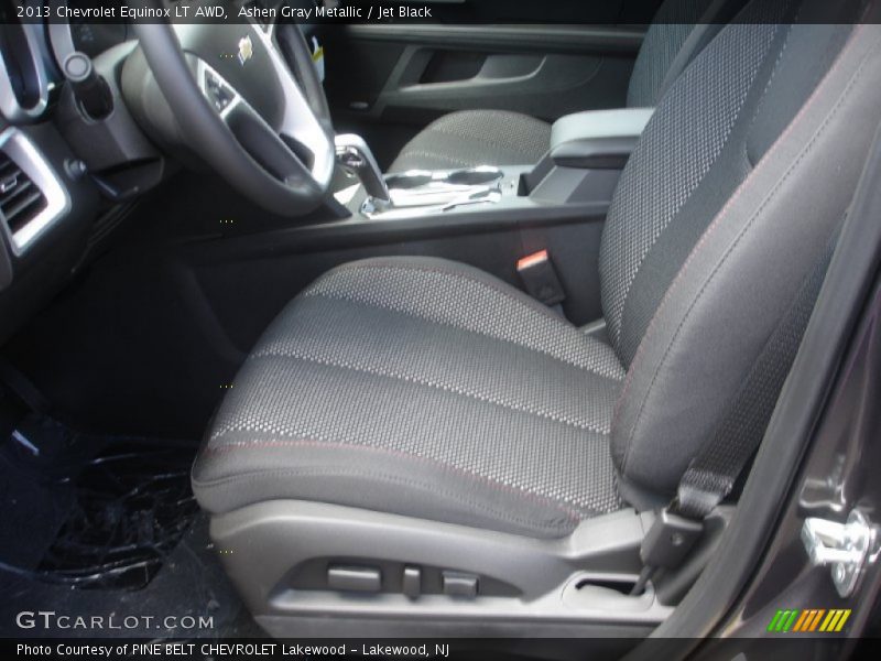 Ashen Gray Metallic / Jet Black 2013 Chevrolet Equinox LT AWD