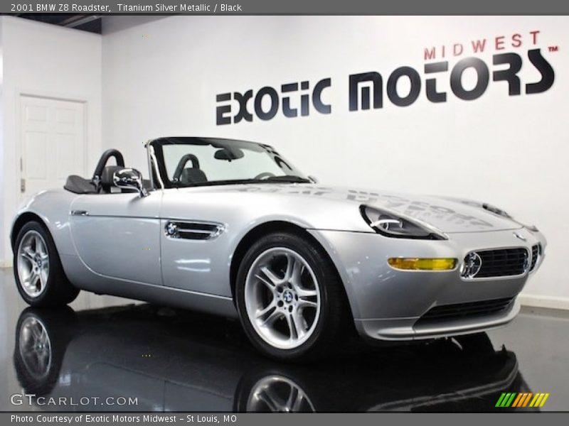 Titanium Silver Metallic / Black 2001 BMW Z8 Roadster