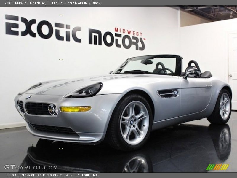 Titanium Silver Metallic / Black 2001 BMW Z8 Roadster