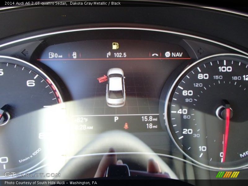 Dakota Gray Metallic / Black 2014 Audi A6 2.0T quattro Sedan