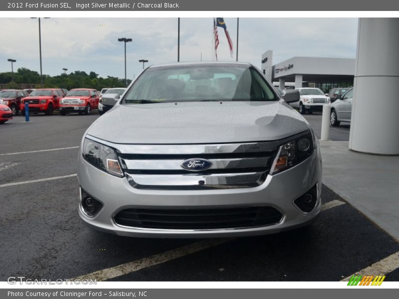 Ingot Silver Metallic / Charcoal Black 2012 Ford Fusion SEL