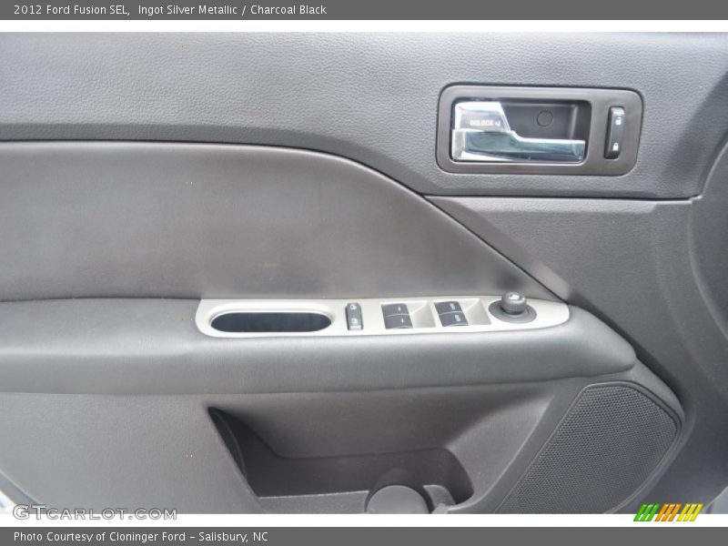 Ingot Silver Metallic / Charcoal Black 2012 Ford Fusion SEL