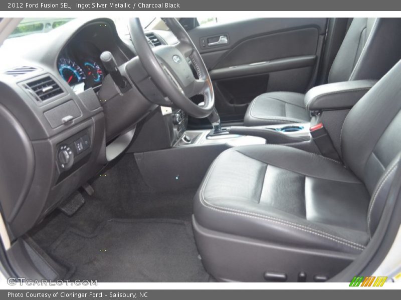 Ingot Silver Metallic / Charcoal Black 2012 Ford Fusion SEL