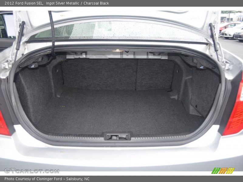 Ingot Silver Metallic / Charcoal Black 2012 Ford Fusion SEL