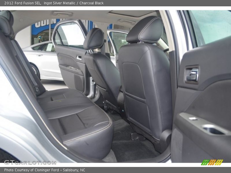 Ingot Silver Metallic / Charcoal Black 2012 Ford Fusion SEL