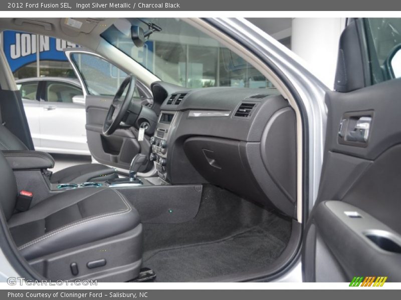 Ingot Silver Metallic / Charcoal Black 2012 Ford Fusion SEL