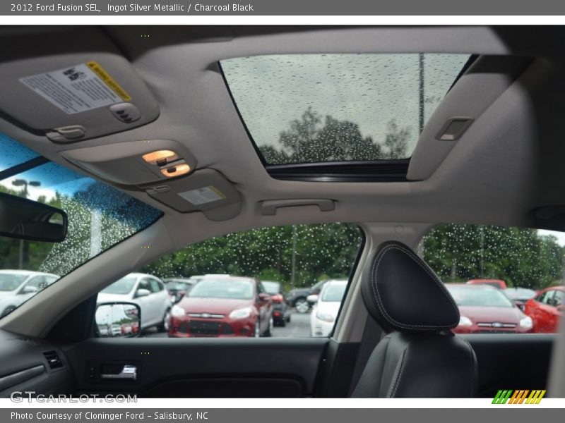 Ingot Silver Metallic / Charcoal Black 2012 Ford Fusion SEL