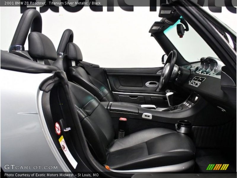 Titanium Silver Metallic / Black 2001 BMW Z8 Roadster