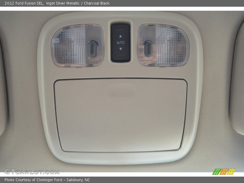 Ingot Silver Metallic / Charcoal Black 2012 Ford Fusion SEL