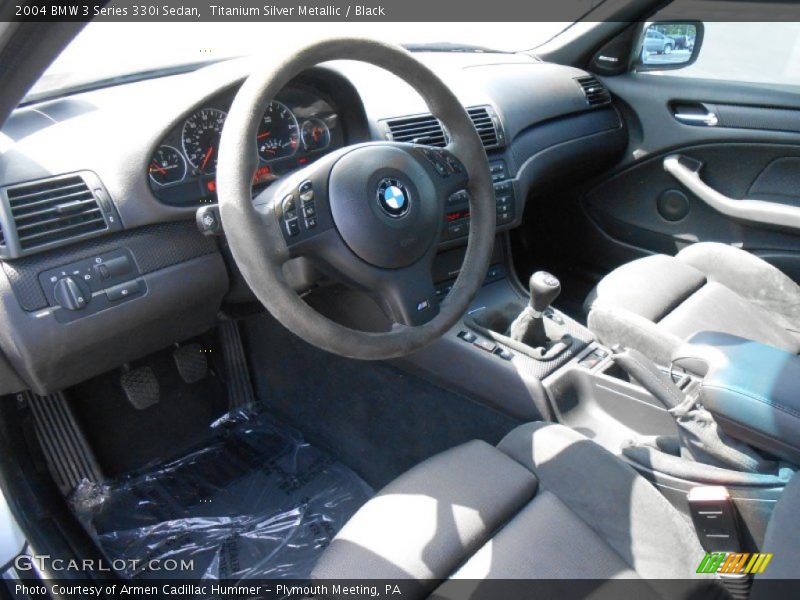 Black Interior - 2004 3 Series 330i Sedan 