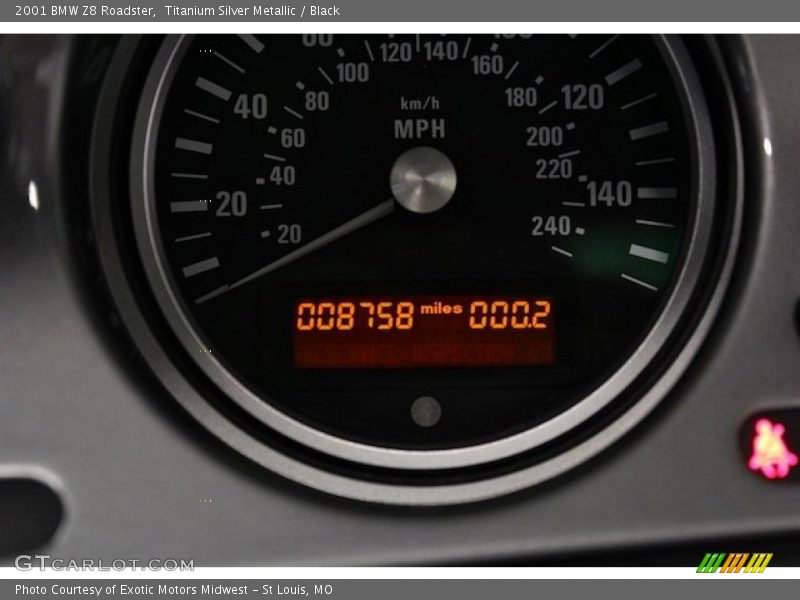 Titanium Silver Metallic / Black 2001 BMW Z8 Roadster