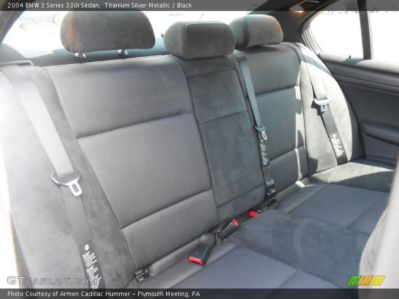 Titanium Silver Metallic / Black 2004 BMW 3 Series 330i Sedan