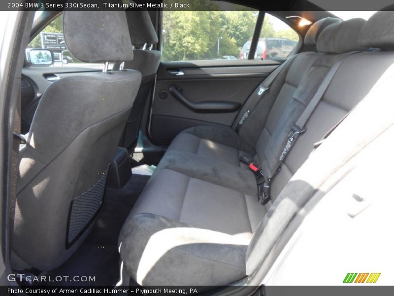 Rear Seat of 2004 3 Series 330i Sedan