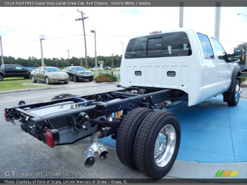 2014 F450 Super Duty Lariat Crew Cab 4x4 Chassis Oxford White