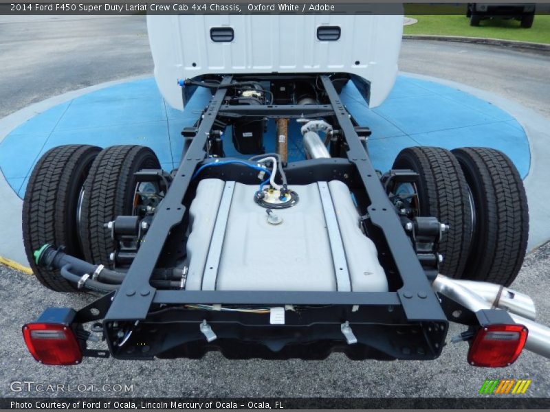 Undercarriage of 2014 F450 Super Duty Lariat Crew Cab 4x4 Chassis