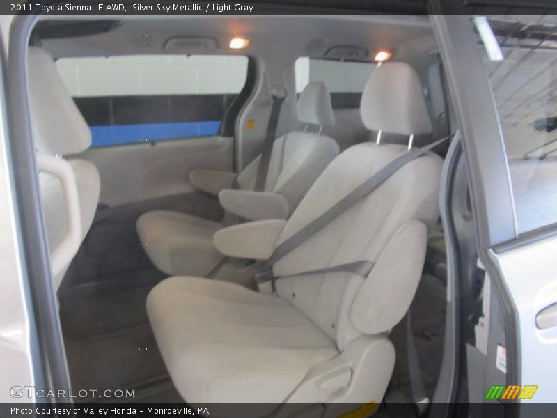 Silver Sky Metallic / Light Gray 2011 Toyota Sienna LE AWD