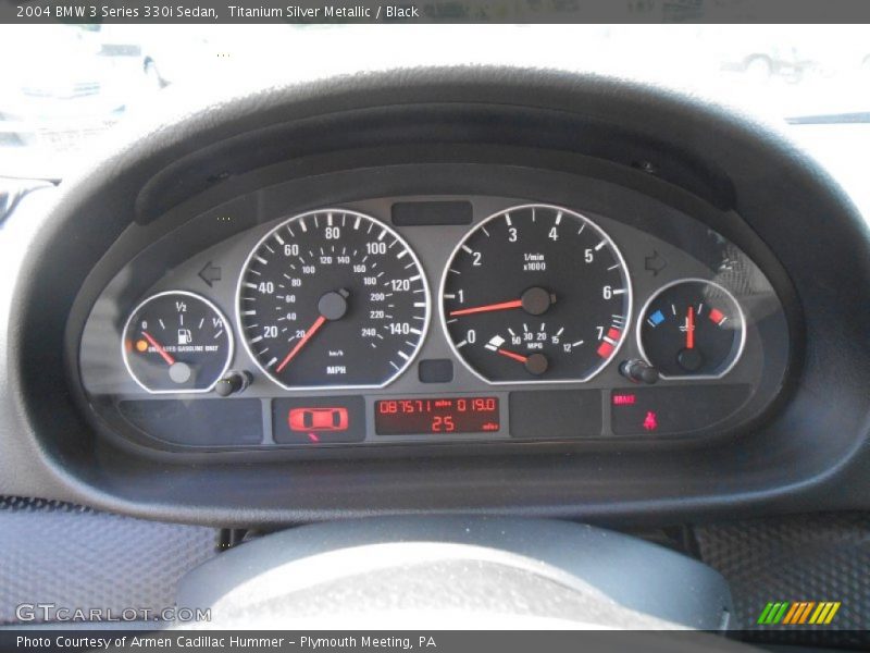  2004 3 Series 330i Sedan 330i Sedan Gauges