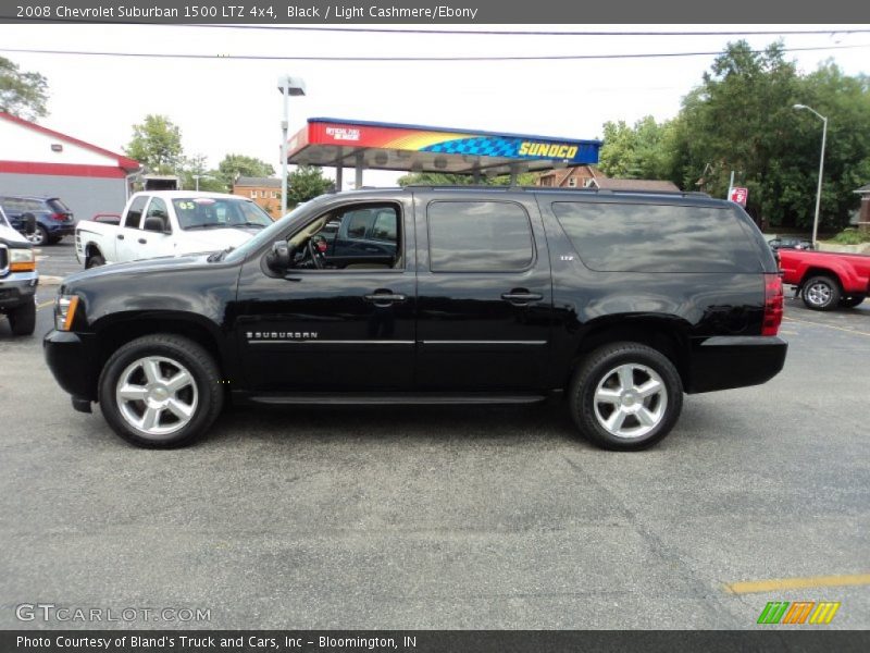Black / Light Cashmere/Ebony 2008 Chevrolet Suburban 1500 LTZ 4x4
