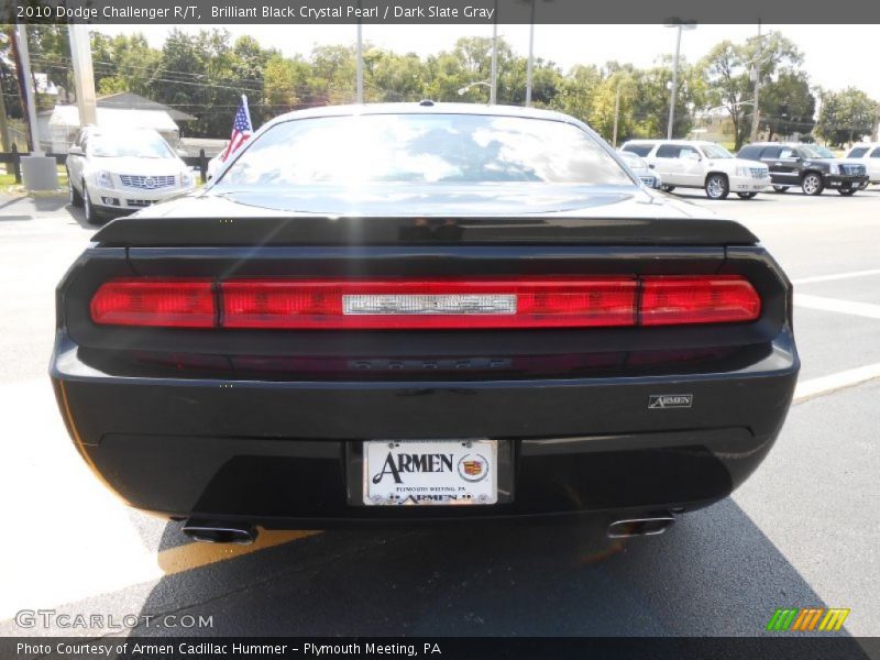 Brilliant Black Crystal Pearl / Dark Slate Gray 2010 Dodge Challenger R/T