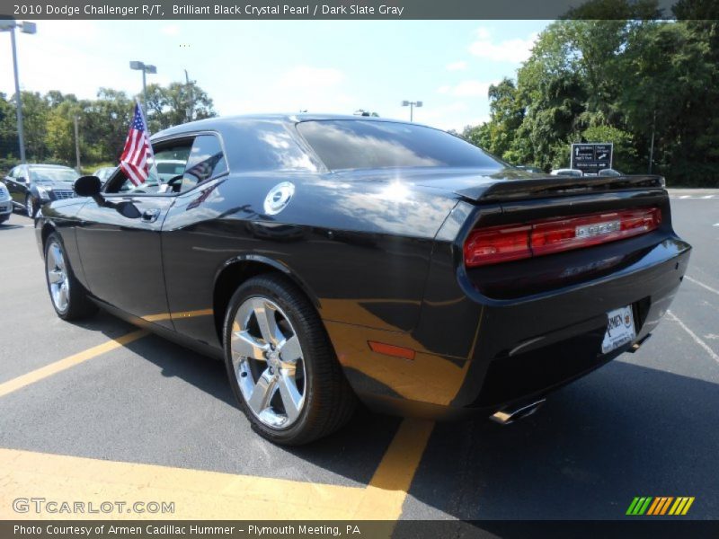 Brilliant Black Crystal Pearl / Dark Slate Gray 2010 Dodge Challenger R/T