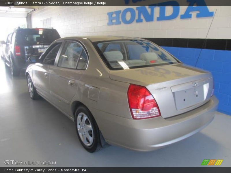 Champagne Beige / Beige 2006 Hyundai Elantra GLS Sedan