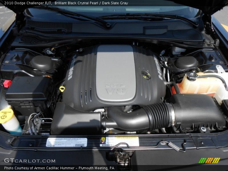 Brilliant Black Crystal Pearl / Dark Slate Gray 2010 Dodge Challenger R/T