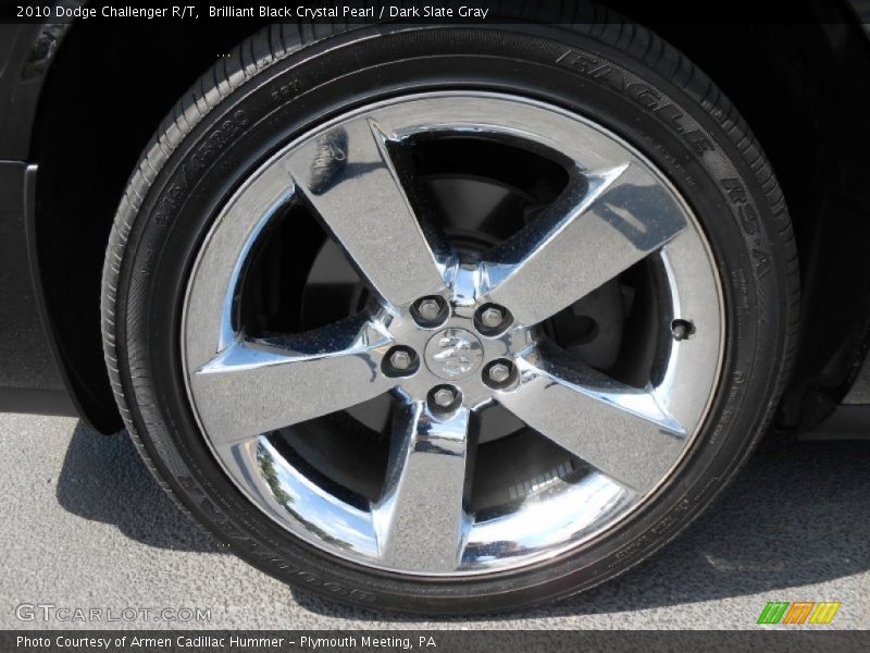 Brilliant Black Crystal Pearl / Dark Slate Gray 2010 Dodge Challenger R/T