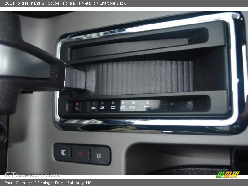 Kona Blue Metallic / Charcoal Black 2011 Ford Mustang GT Coupe