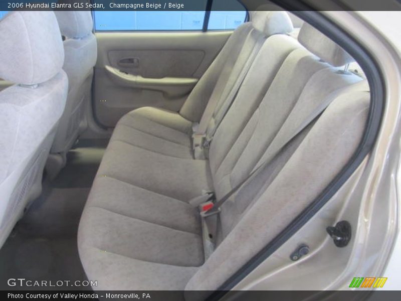 Champagne Beige / Beige 2006 Hyundai Elantra GLS Sedan