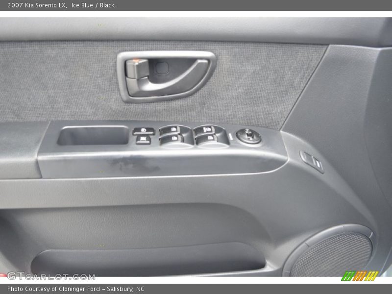Ice Blue / Black 2007 Kia Sorento LX