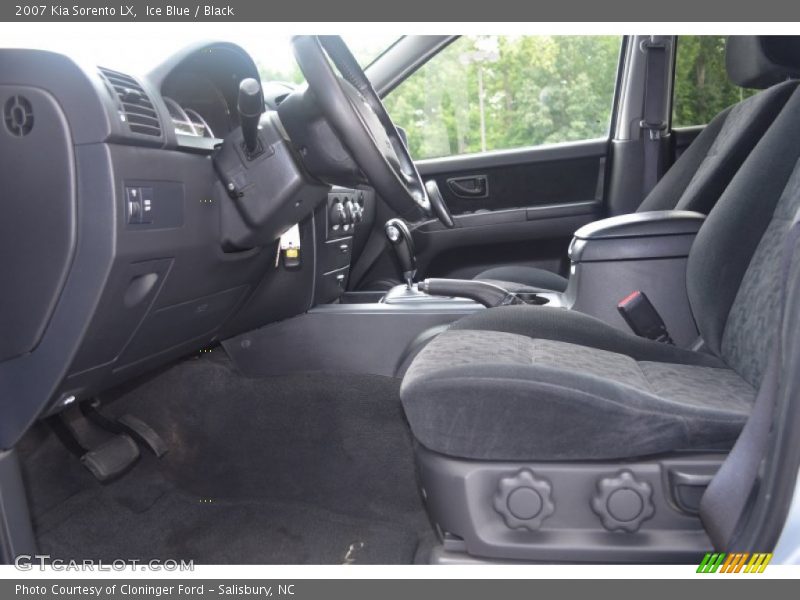 Ice Blue / Black 2007 Kia Sorento LX