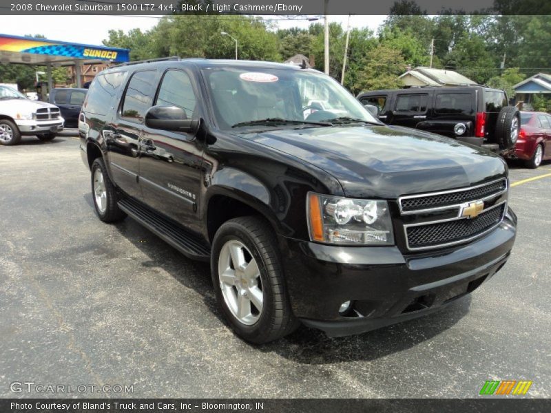 Black / Light Cashmere/Ebony 2008 Chevrolet Suburban 1500 LTZ 4x4