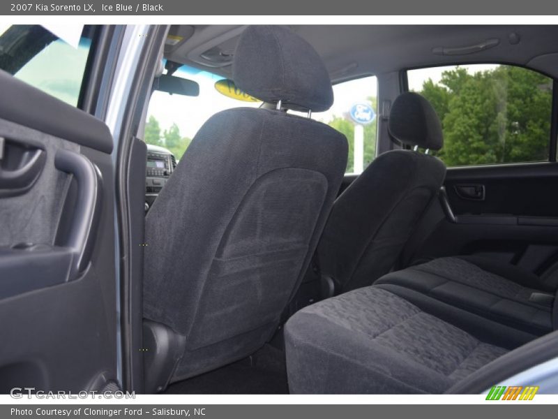Ice Blue / Black 2007 Kia Sorento LX